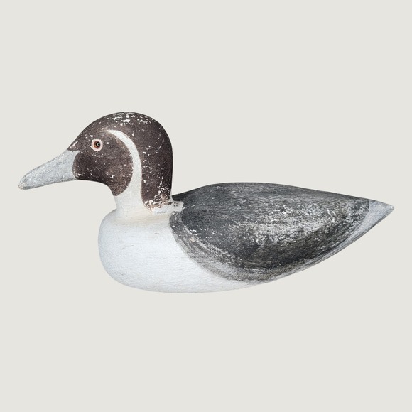 Richard Morgan Other - VTG RAM 80 Duck Decoy Richard Morgan Hand Carved Wooden Folk Art Painted Bird